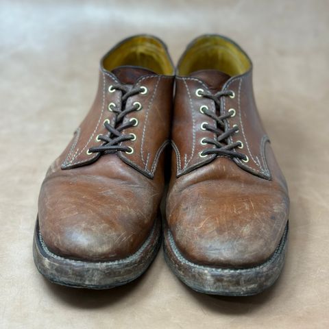 Oldspeed Derby in Horween Russet Horsehide Strips