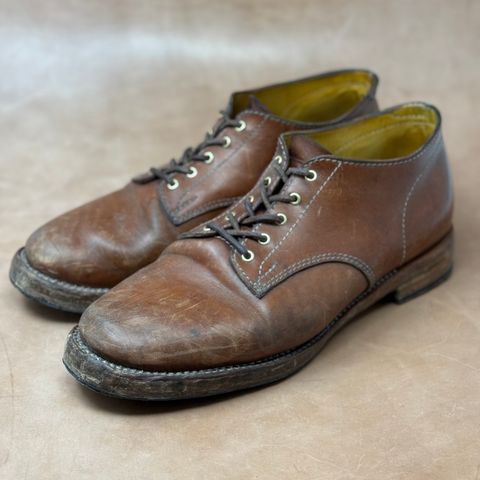 Oldspeed Derby in Horween Russet Horsehide Strips