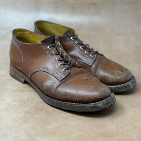 Oldspeed Derby in Horween Russet Horsehide Strips