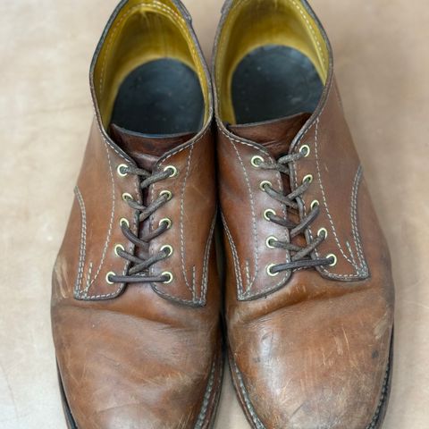 Oldspeed Derby in Horween Russet Horsehide Strips