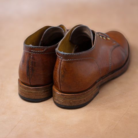 Oldspeed Derby in Horween Russet Horsehide Strips