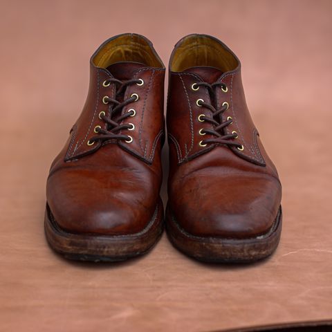 Oldspeed Derby in Horween Russet Horsehide Strips