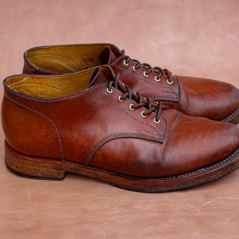 Oldspeed Derby in Horween Russet Horsehide Strips