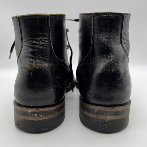 View photo of Viberg Service Boot in Shinki Black Oiled Horsebutt