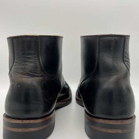 View photo of Viberg Service Boot in Shinki Black Oiled Horsebutt