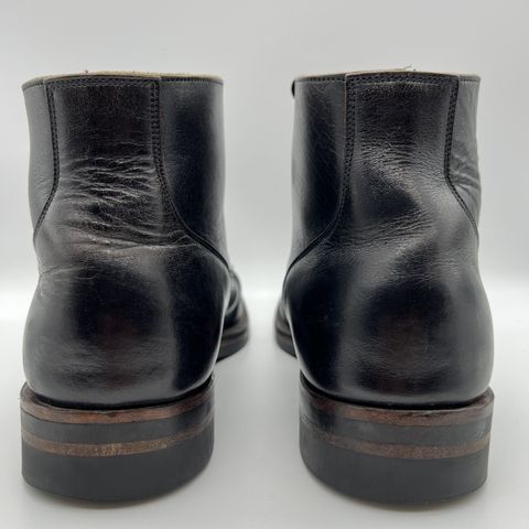 View photo of Viberg Service Boot in Shinki Black Oiled Horsebutt