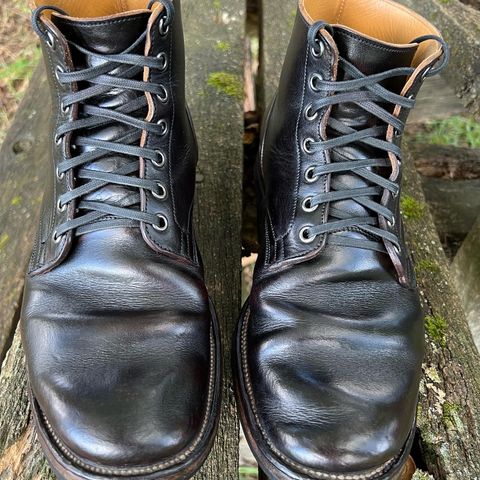 Search result thumbnail of Viberg Service Boot in Shinki Black Oiled Horsebutt