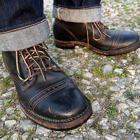 Wesco x S&S Axe Breaker in Horween Black Chromexcel Horsehide