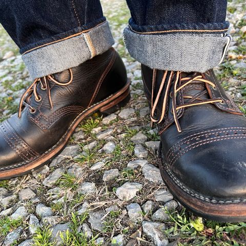 Wesco x S&S Axe Breaker in Horween Black Chromexcel Horsehide