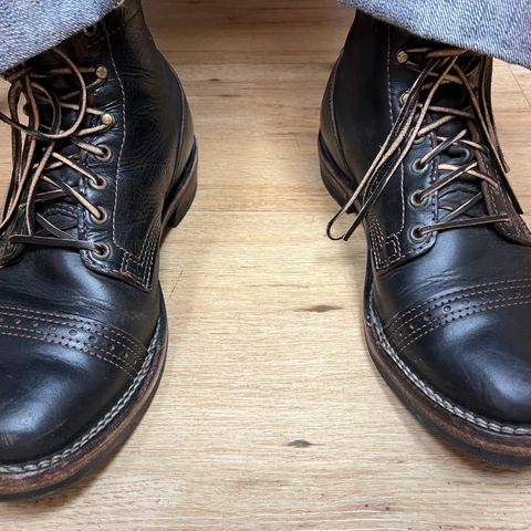 Wesco x S&S Axe Breaker in Horween Black Chromexcel Horsehide