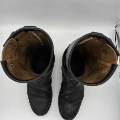 View photo of Attractions BILTBUCK Engineer Boots in Black Italian Horsebutt