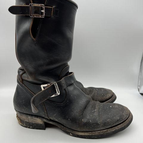 View photo of Attractions BILTBUCK Engineer Boots in Black Italian Horsebutt