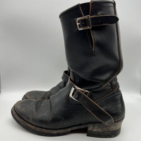 View photo of Attractions BILTBUCK Engineer Boots in Black Italian Horsebutt