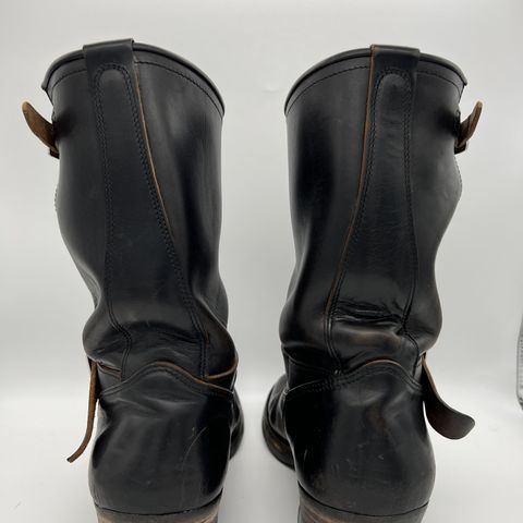 View photo of Attractions BILTBUCK Engineer Boots in Black Italian Horsebutt