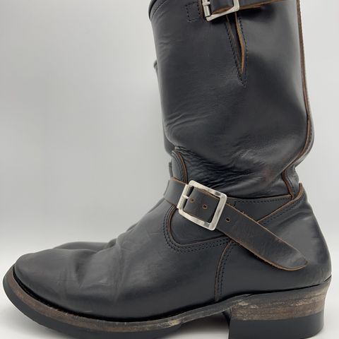 View photo of Attractions BILTBUCK Engineer Boots in Black Italian Horsebutt