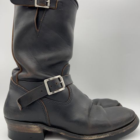 View photo of Attractions BILTBUCK Engineer Boots in Black Italian Horsebutt