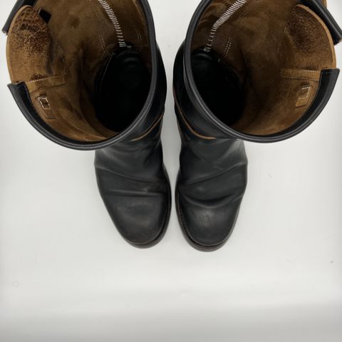 View photo of Attractions BILTBUCK Engineer Boots in Black Italian Horsebutt