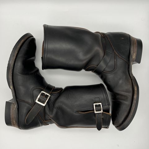 View photo of Attractions BILTBUCK Engineer Boots in Black Italian Horsebutt