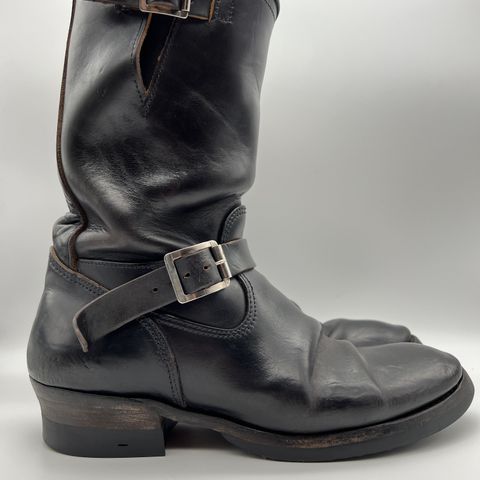 View photo of Attractions BILTBUCK Engineer Boots in Black Italian Horsebutt