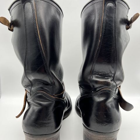 View photo of Attractions BILTBUCK Engineer Boots in Black Italian Horsebutt