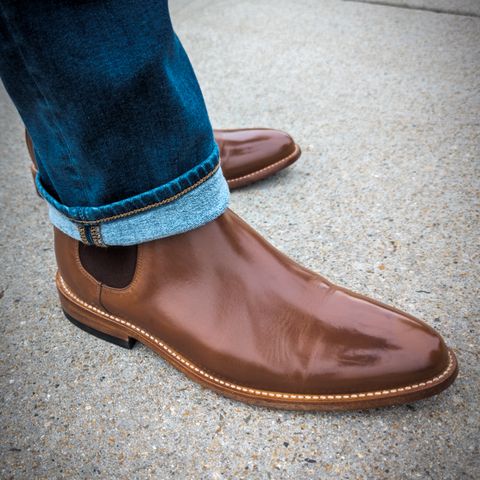 View photo of Nisolo Chelsea Boot in Unknown Material