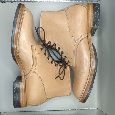 Midas Spalla Derby Boot in Shinki Natural Oiled Horsebutt