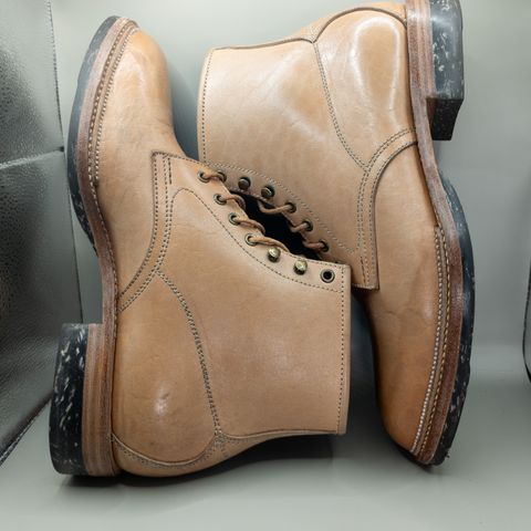 Midas Spalla Derby Boot in Shinki Natural Oiled Horsebutt