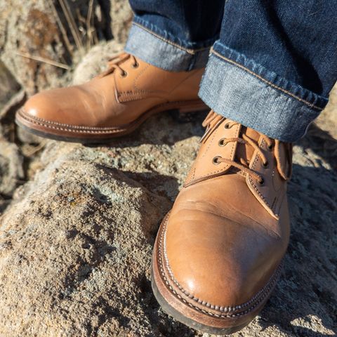 Midas Spalla Derby Boot in Shinki Natural Oiled Horsebutt