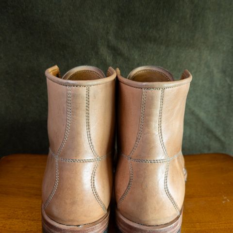 Midas Spalla Derby Boot in Shinki Natural Oiled Horsebutt