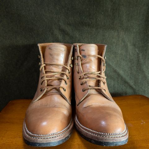 Midas Spalla Derby Boot in Shinki Natural Oiled Horsebutt