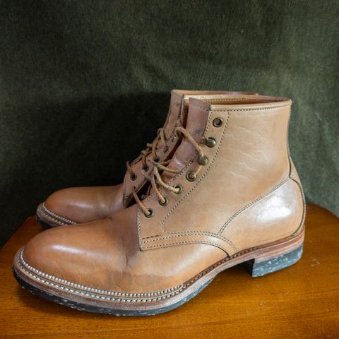 Midas Spalla Derby Boot in Shinki Natural Oiled Horsebutt