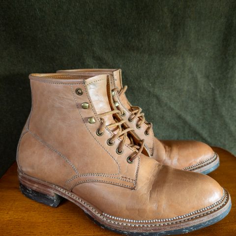 Midas Spalla Derby Boot in Shinki Natural Oiled Horsebutt