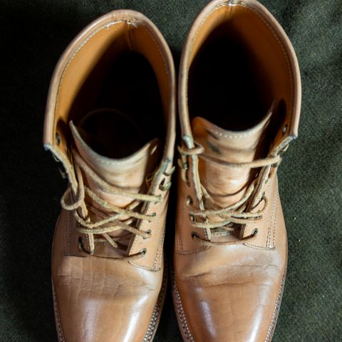 Midas Spalla Derby Boot in Shinki Natural Oiled Horsebutt