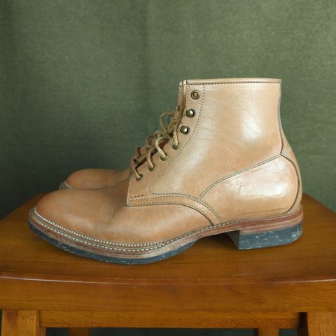 View photo of Midas Spalla Derby Boot in Shinki Natural Oiled Horsebutt