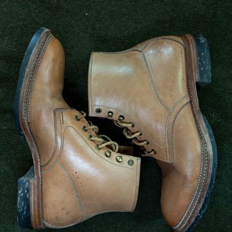 View photo of Midas Spalla Derby Boot in Shinki Natural Oiled Horsebutt