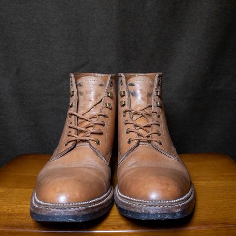 View photo of Midas Spalla Derby Boot in Shinki Natural Oiled Horsebutt