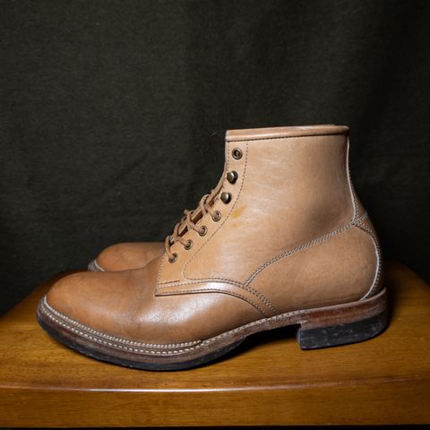 View photo of Midas Spalla Derby Boot in Shinki Natural Oiled Horsebutt