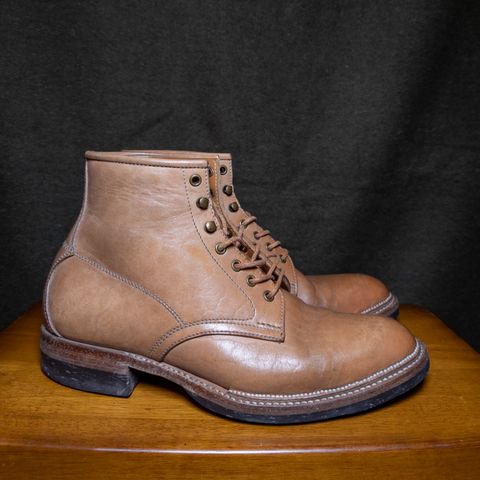 View photo of Midas Spalla Derby Boot in Shinki Natural Oiled Horsebutt