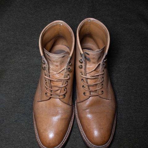 View photo of Midas Spalla Derby Boot in Shinki Natural Oiled Horsebutt