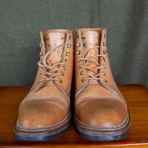 View photo of Midas Spalla Derby Boot in Shinki Natural Oiled Horsebutt