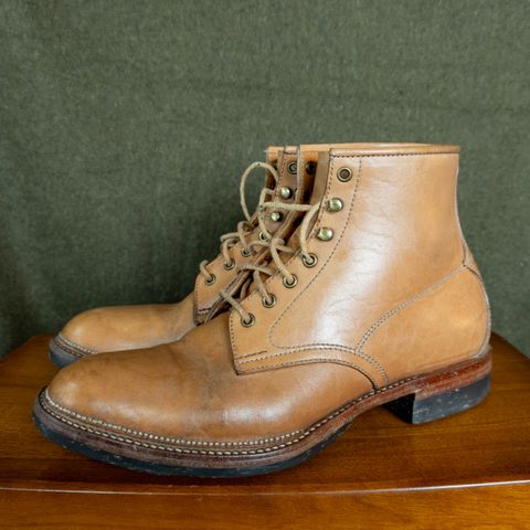 View photo of Midas Spalla Derby Boot in Shinki Natural Oiled Horsebutt