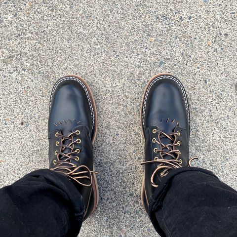 View photo of Nicks Traveler in Horween Black Chromexcel