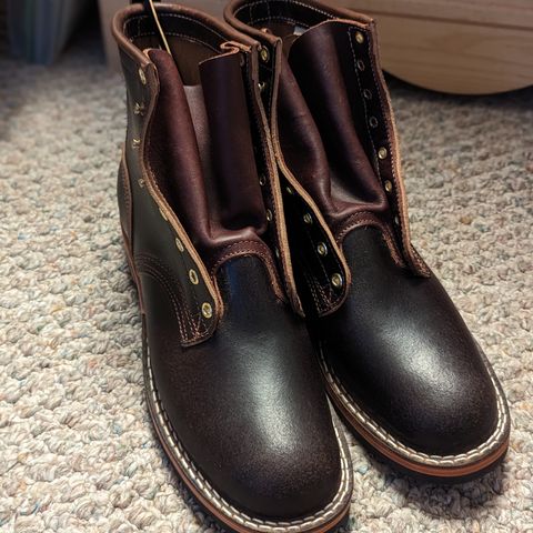 Nicks Falcon in Horween Brown Waxed Flesh