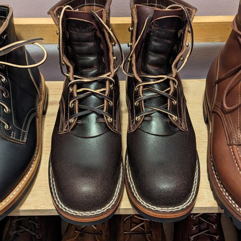 Nicks Falcon in Horween Brown Waxed Flesh