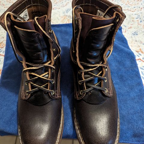 Nicks Falcon in Horween Brown Waxed Flesh