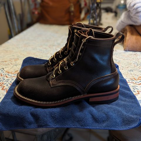 Nicks Falcon in Horween Brown Waxed Flesh