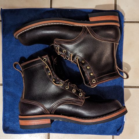 Nicks Falcon in Horween Brown Waxed Flesh