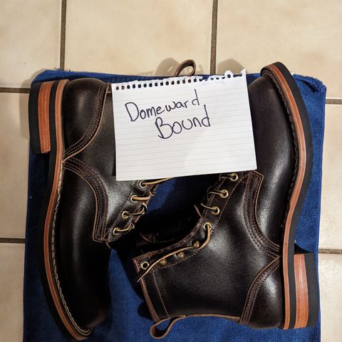 Nicks Falcon in Horween Brown Waxed Flesh