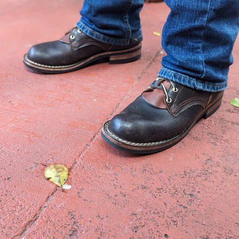 Nicks Falcon in Horween Brown Waxed Flesh