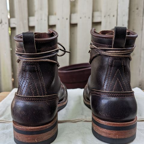 Nicks Falcon in Horween Brown Waxed Flesh